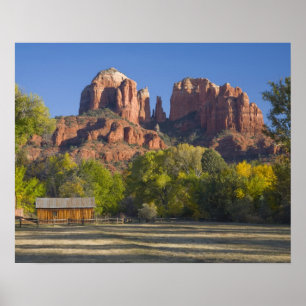 Póster AZ, Arizona, Sedona, Área Recreativa Crescent Moon