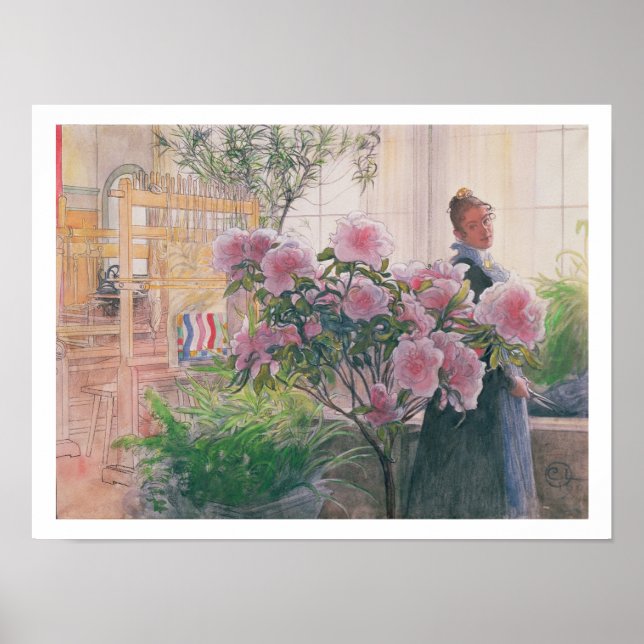 Póster Azalea, 1906 (p/c sobre papel) (Frente)