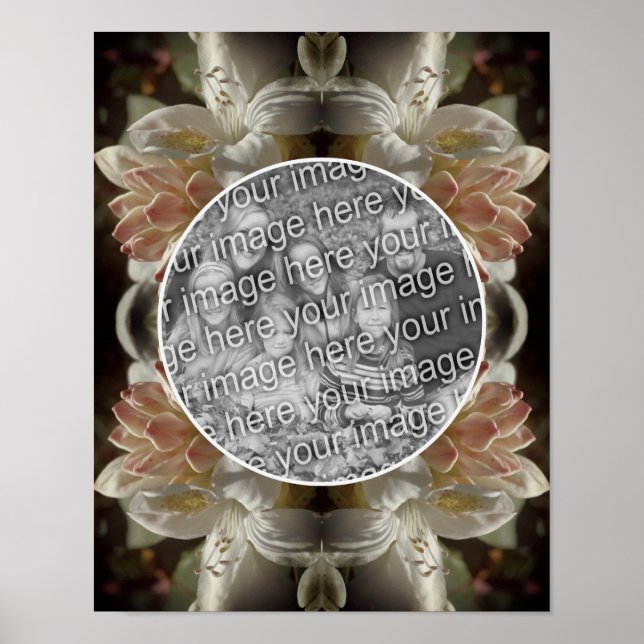 Póster Azalea Flores Tintes Crean Tu Propia Foto (Frente)