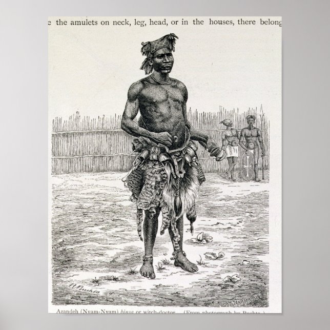 Póster Azandeh  Binsa or Witch Doctor (Frente)