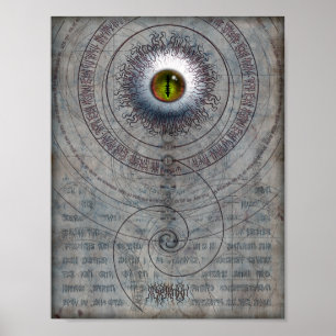 Póster AZATHOTH 8.5x11