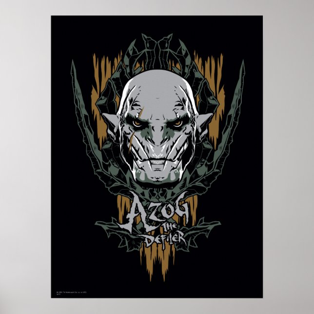 Póster Azog The Defiler (Frente)