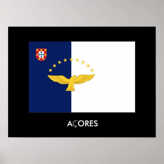 Póster Azores Flag Poster (Frente)