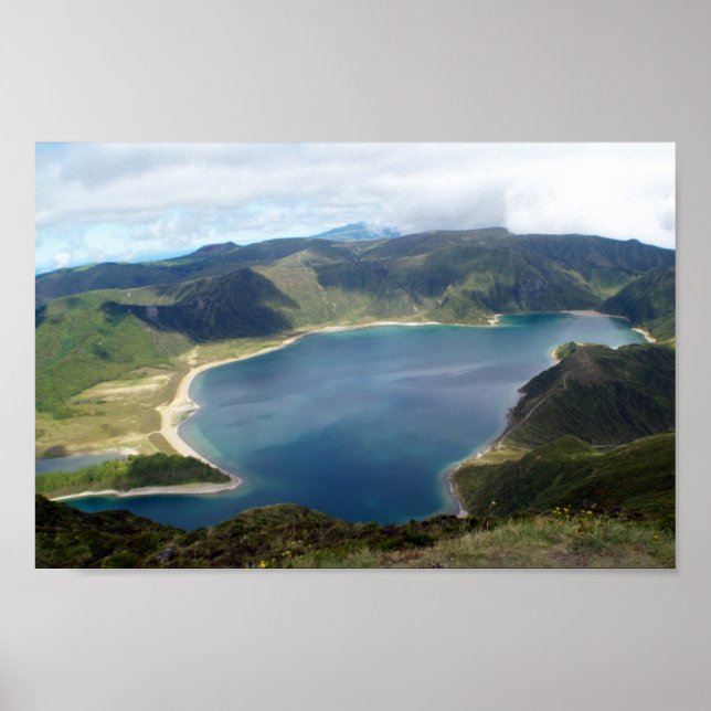 Póster Azores Islands Lagoa do Fogo Poster (Frente)