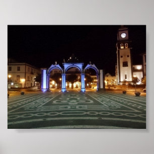 Póster Azores - Ponta Delgada Poster