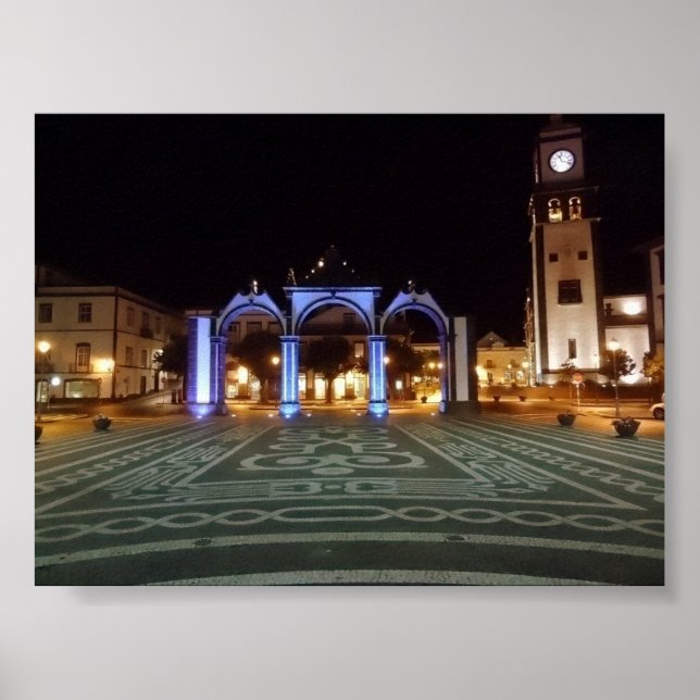 Póster Azores - Ponta Delgada Poster (Frente)
