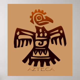 Póster AZTEC ~ Espíritu de pájaro