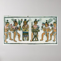 Aztec musicians from an account of Aztec
