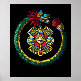 Póster Aztec Ouroboros