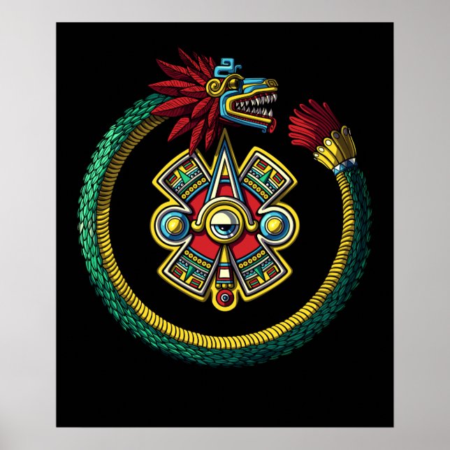 Póster Aztec Ouroboros (Frente)