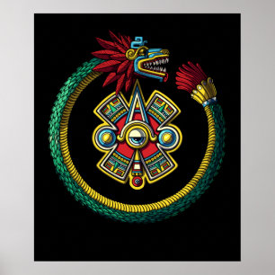Póster Aztec Ouroboros
