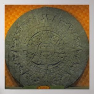 Póster Azteca Sundial