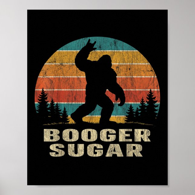 Póster Azúcar de moco Sasquatch Meme divertido  (Frente)