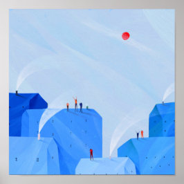 Póster Azul