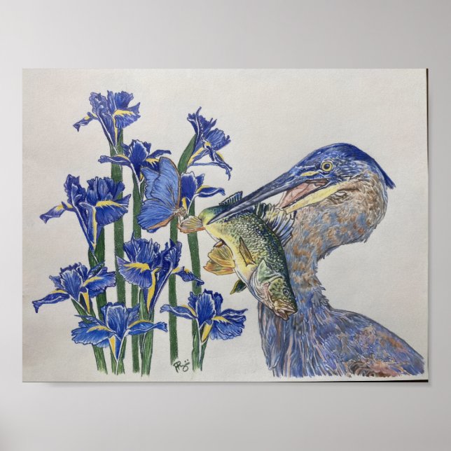 Póster Azul (Frente)