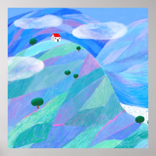 Póster Azul (Frente)