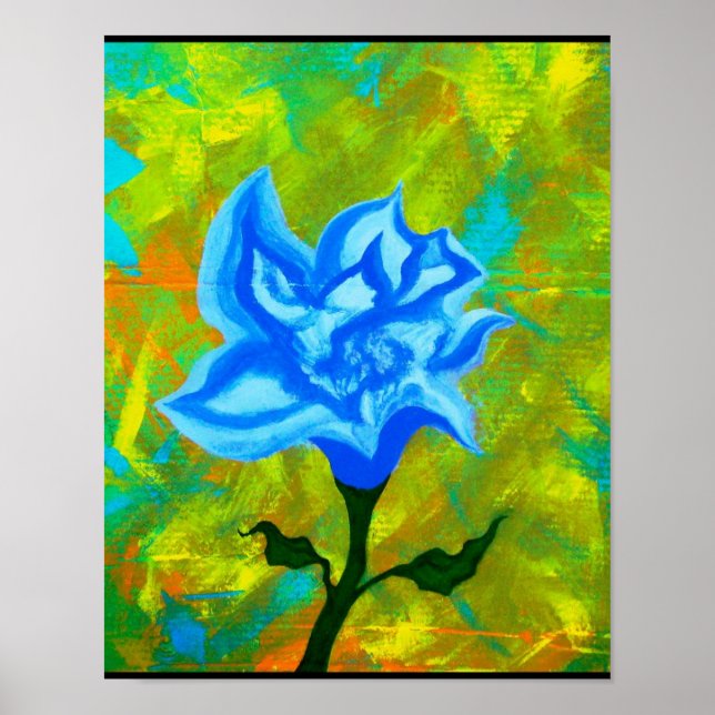 Póster Azul Abierto (Frente)