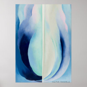 Póster Azul abstracción de Georgia O'Keeffe