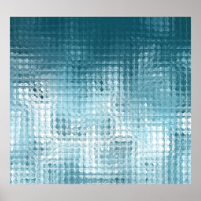 Póster Azul abstracto elegante: hermoso fondo (Frente)