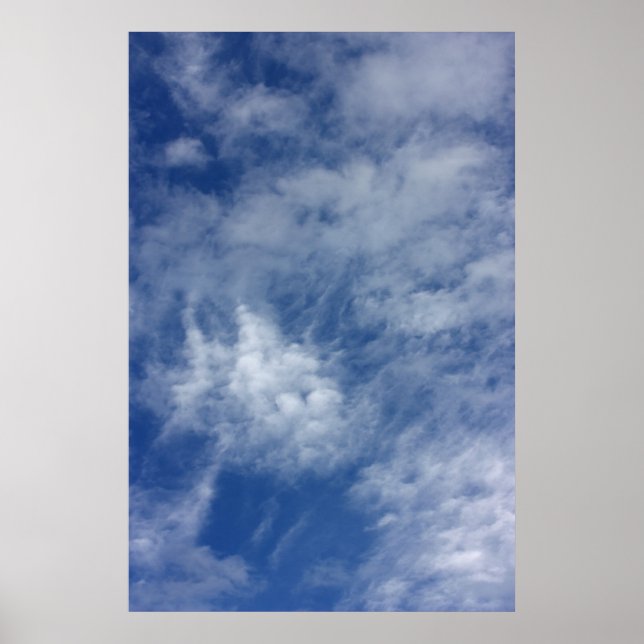 Póster Azul cielo. (Frente)