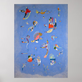Póster Azul cielo, Kandinsky 1940
