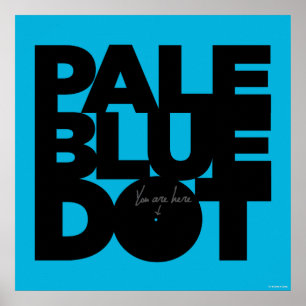 Póster Azul claro