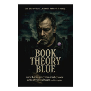 Poster azul de la teoría del libro 01