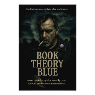 Poster azul de la teoría del libro 01