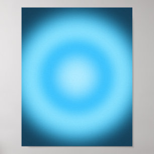 Póster Azul degradado