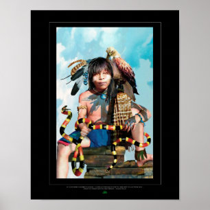 Póster Azul del Chaco
