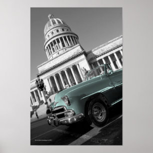 Póster Azul fresco de Capitolio
