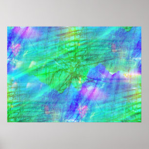 Póster azul inconsútil de la acuarela del fondo del arte,