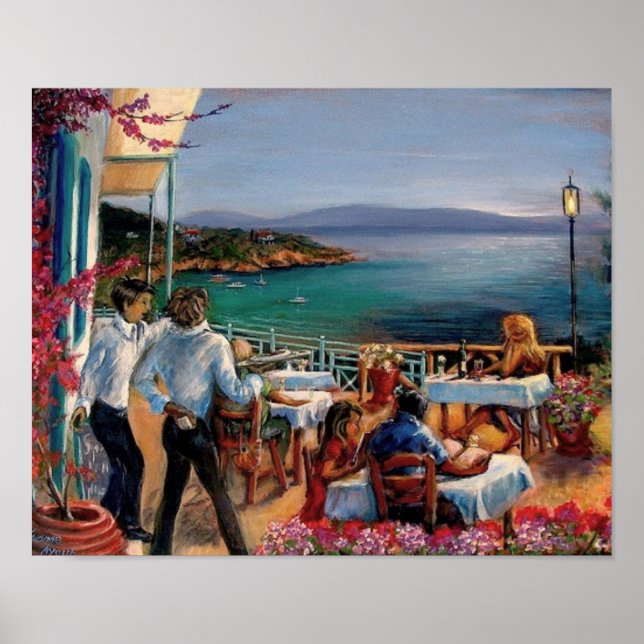 Póster Azul infinito (Frente)