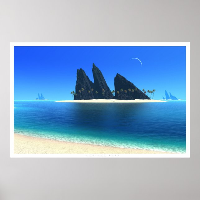 Póster Azul infinito (Frente)