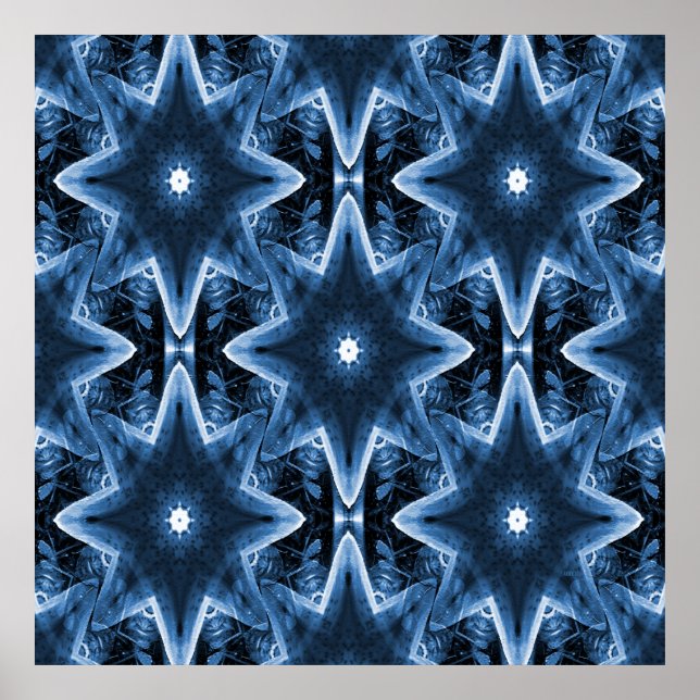 Póster Azul Jean Lilies..... (Frente)