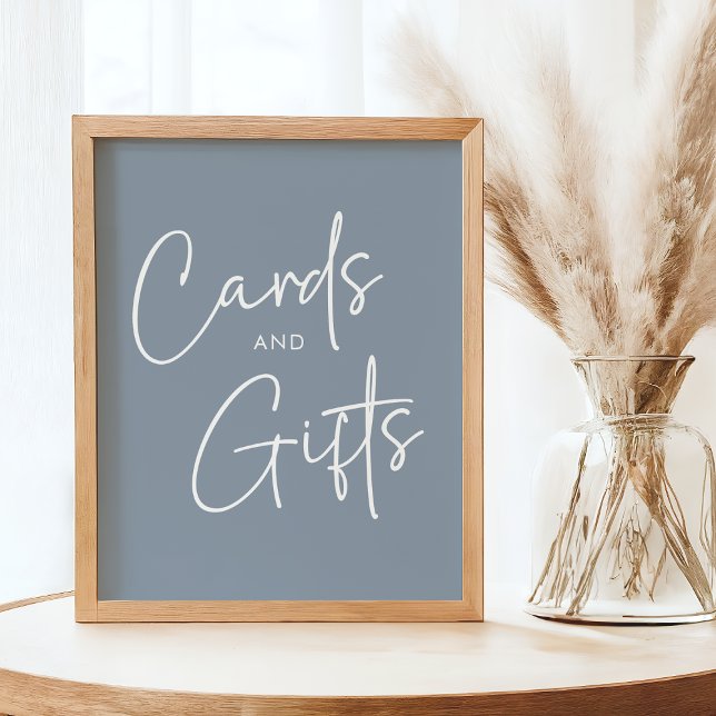 Póster Azul moderno Oh Bebé Tarjetas de ducha simples y r (Subido por el creador)