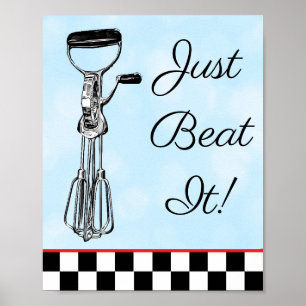 Póster Azul, negro y rojo acaban de batir al Rótulo