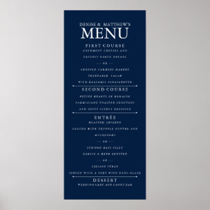 Póster Azul Noche Polar