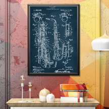 Azul oscura | Patente saxofónica