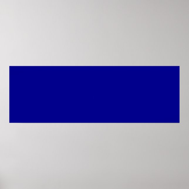 Póster Azul oscuro (Frente)
