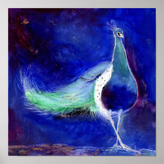 Póster Azul pavo real 2013 (Frente)