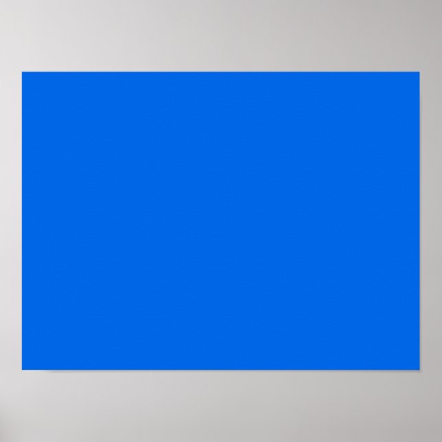 Póster Azul Real (Frente)