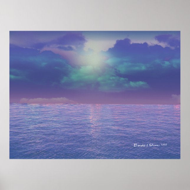 Póster Azul Real (Frente)