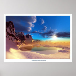 Póster Azul remedial revisitado