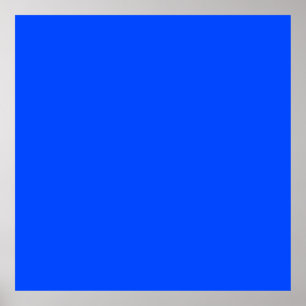 Póster Azul (RYB) (color sólido)