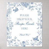 Azul Toile De Jouy Floral Comparte una Receta Nupc