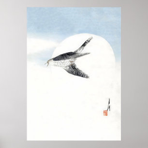 Póster Azul y Blanco