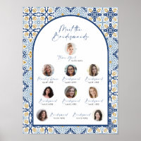 Azulejos azules de Amalfi se encuentran con las Br