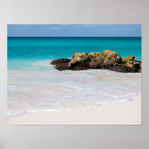 Póster Azure Ocean Sandy Beach Photo
