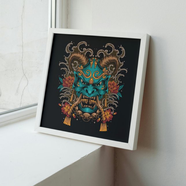 Póster Azure Oni Mask (Subido por el creador)